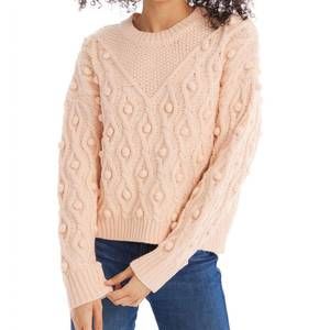 NEW ALLISON NEW YORK esme sweater in blush